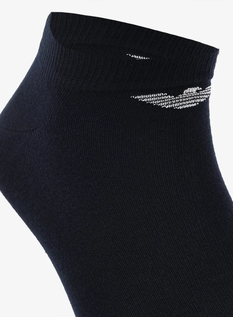 EMPORIO ARMANI  3 Pack Of Logo Ankle Socks for Men | Best Price UAE